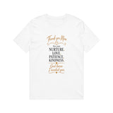 Mother's Day Thank You Mom T-Shirt — 'Thank you Mom for your nurture, love, patience, kindness'