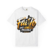 Faith Makes All Things Possible T-Shirt – Inspirational Christian Graphic Tee